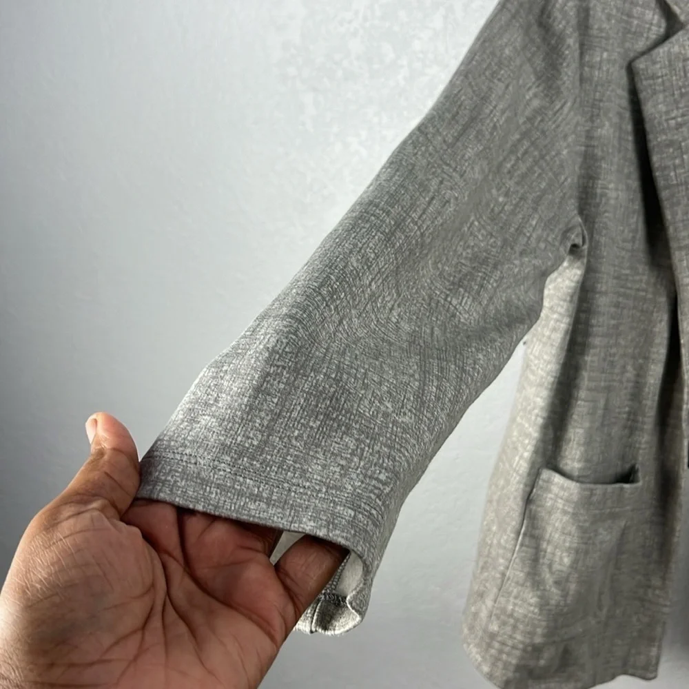 LuLaRoe Jenny Women's Gray Blazer Long Sleeve Chic Career Business‎ Core Sz M